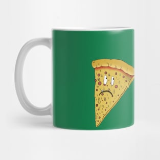 pizza is afraid Mug